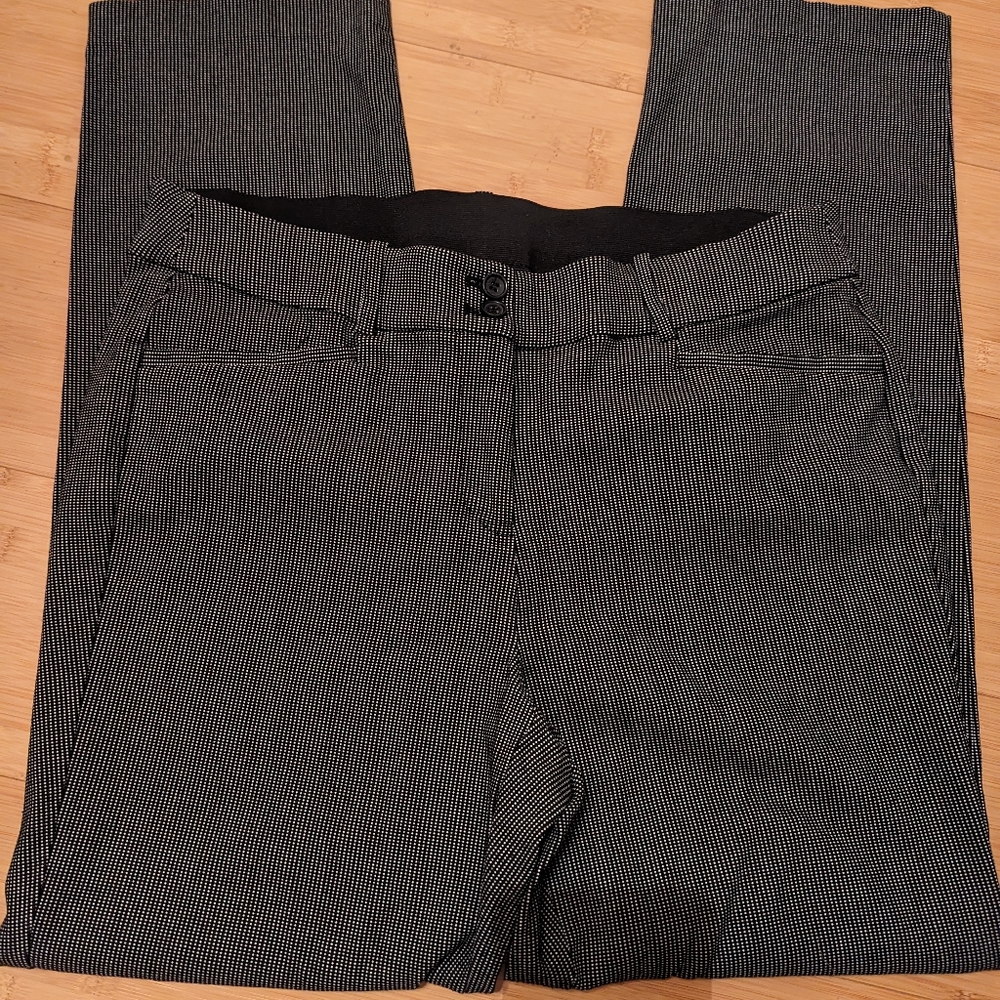 Lane Bryant Black and White Polka dot pants size 14